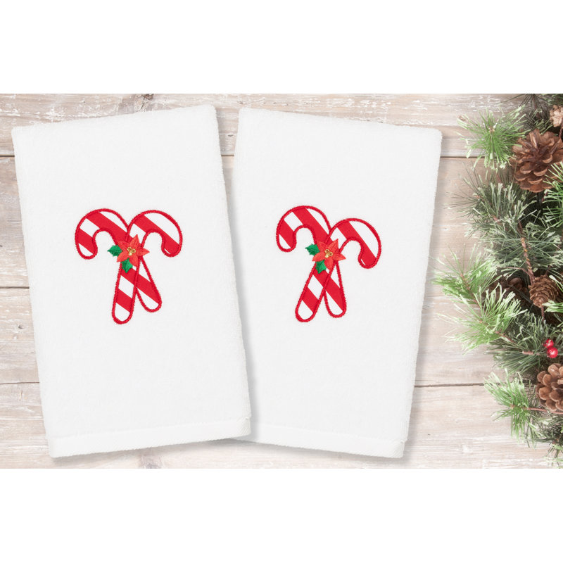 Serviette de toilette Christmas, Blanc