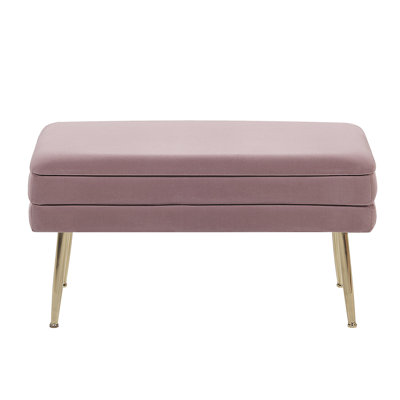 Gafford Upholstered Bench with Flip Top