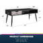Copley Four Leg Coffee Table with Storage