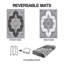 Tapis d'extérieur pliable et imperméable en paille Dory Medallion Border-254348423-254348426
