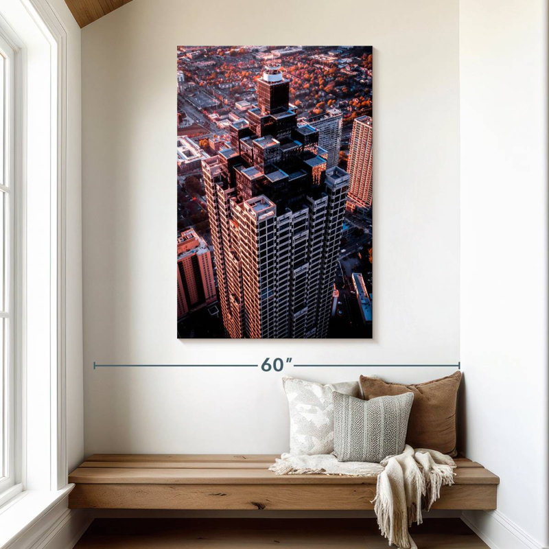 Lilie Atlanta Skyscraper, 48" H x 32" W