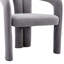 Ensemble de 2 chaises de salle à manger / d'appoint contemporaines en velours-281236306