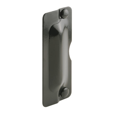 Plaque de protection à loquet Prime-Line - Protège contre l'entrée forcée, facile à installer sur les portes battantes (paquet simple)