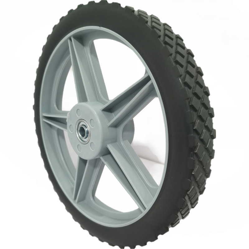 Lot de 10 roues utilitaires à rayons en plastique de 12 pouces avec pneus, roues de rechange universelles pour tondeuses à gazon, chariots et remorques