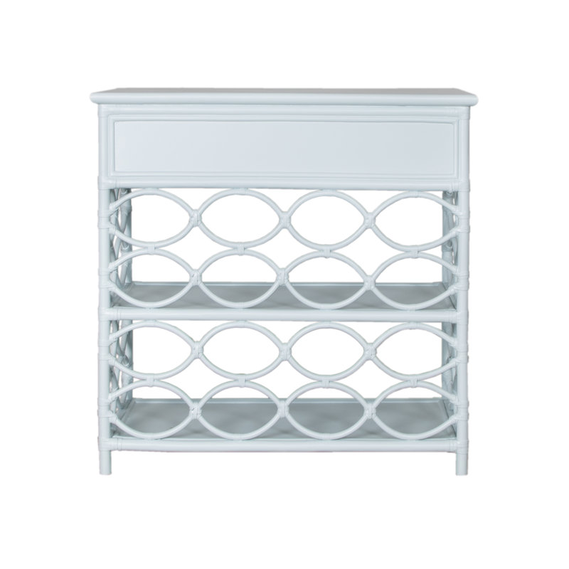 Manning End Table, Light Blue