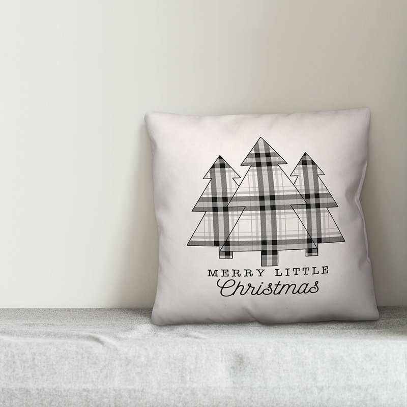  Coussin Merry Little Christmas Trees, Intérieur, 20 po X 20 po