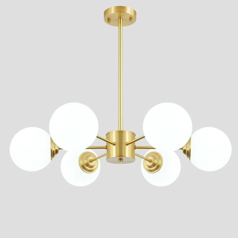 Jativa Gold 6 - Light Sputnik Chandelier