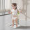 Baignoire pour bébé avec support de pomme de douche, tour de douche réglable et antidérapante pour tout-petit debout pour les bébés de 6 à 36 mois
