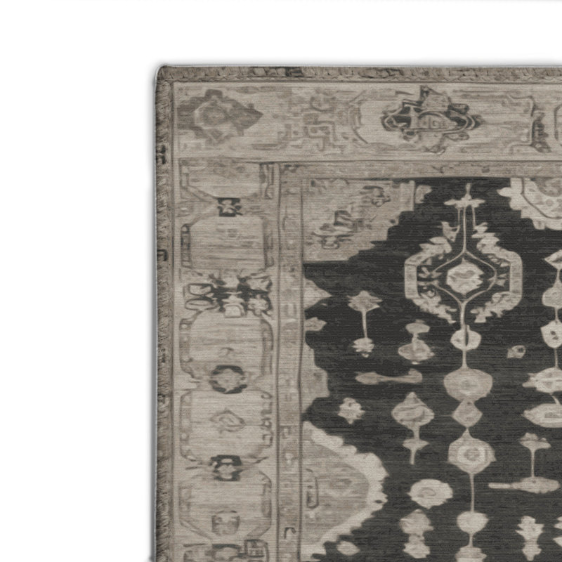 Tapis gris intérieur et extérieur surteint, Rectangulaire 2 pi x 3 pi