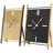 Metal Mechanical Tabletop Clock in Black