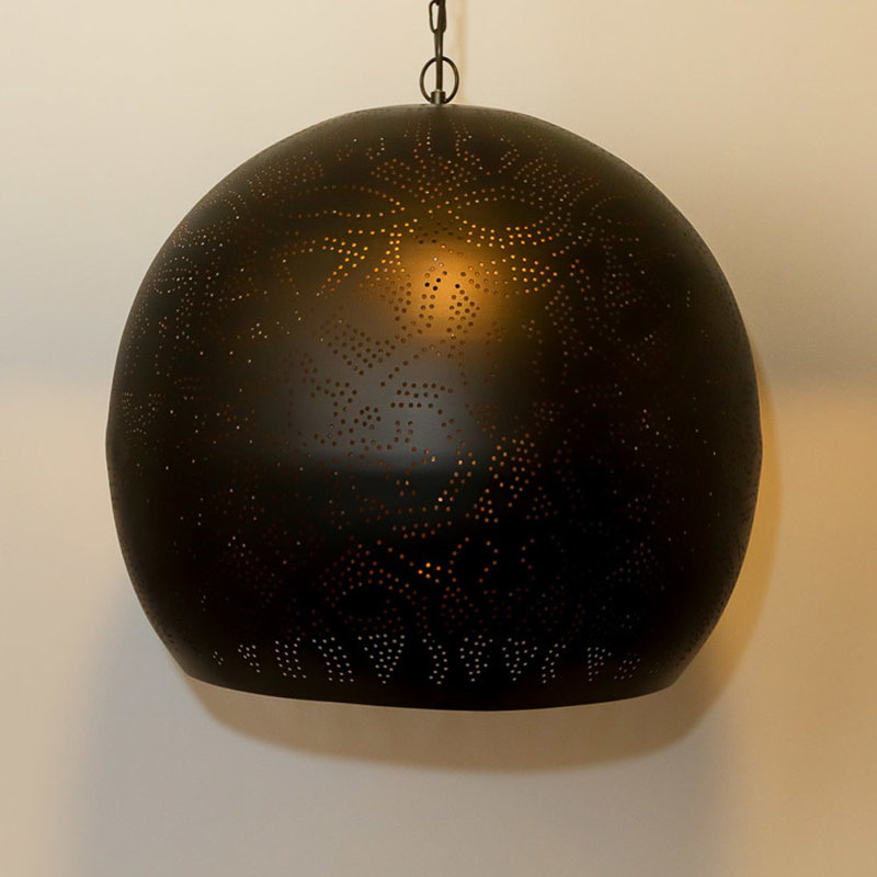 Cerda 1 - Light Dome Pendant, Black/Gold