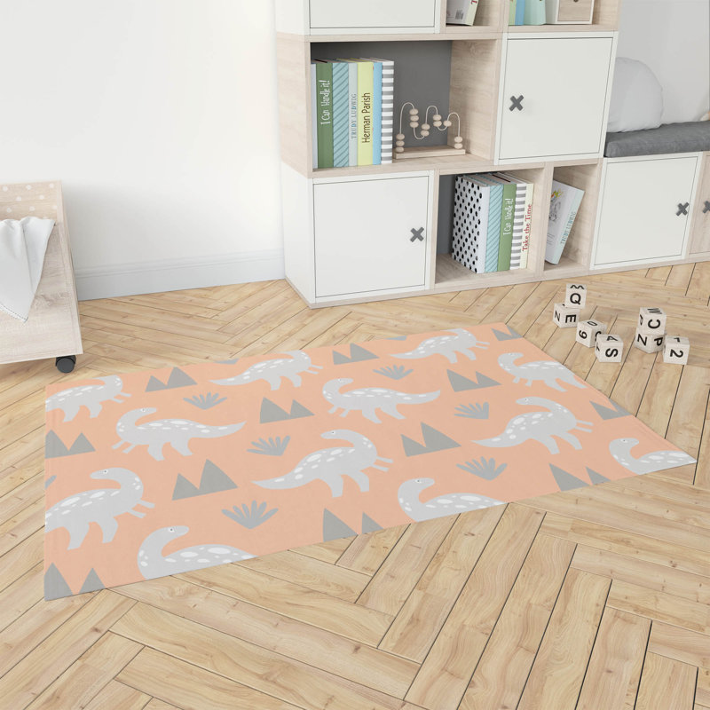Tapis de jeu Dino Saw Kids, Rectangle 5 pi x 7 pi