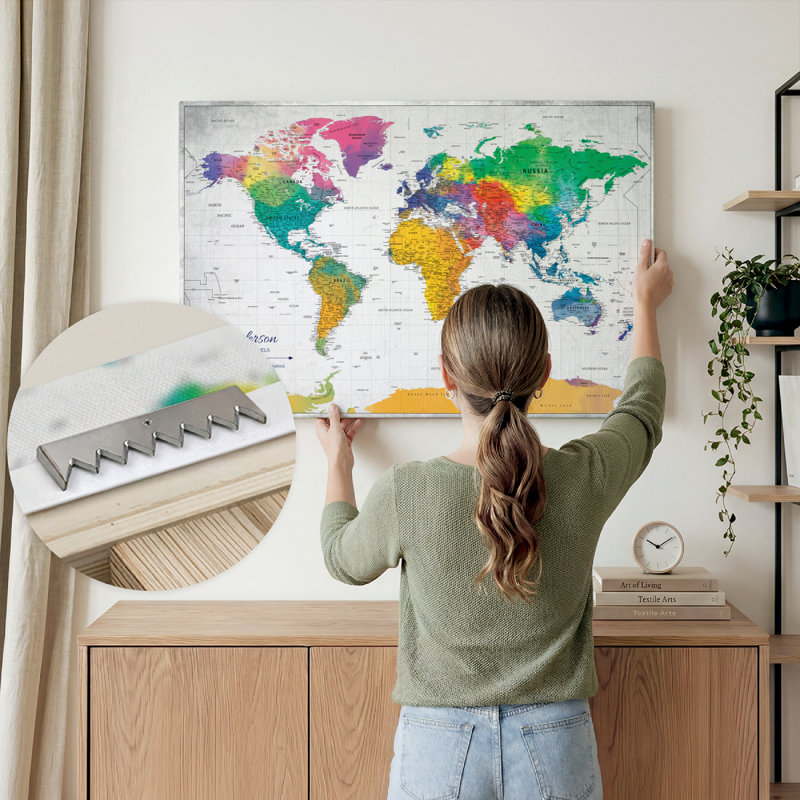 Épinglettes personnalisées Family II World Altaira, H 34 po x l 51 po, Oui
