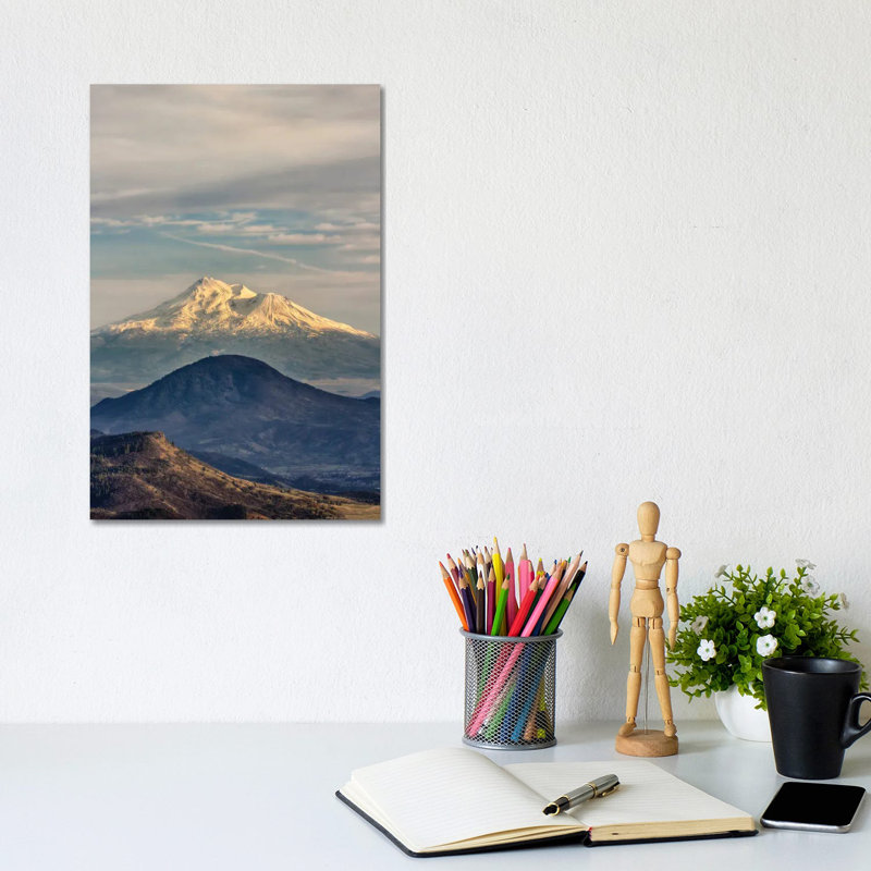 Triple Peaks 1 Piece Wrapped Canvas Wall Art, 30.48cm H x 20.32cm W x 1.91cm D