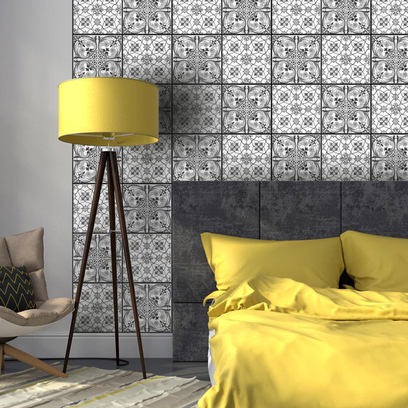 Rouleau de papier peint L 32,8 pi x l 19,7 po, Gris