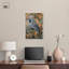 «Heron’s Blue Serenade», toile Maximalist par Art Remedy-110295719-110295730