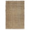 Jute / Sisal Chevron Area Rug in Brown