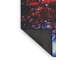 Tapis de zone rouge/mauve à motifs-1213481209
