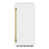 White Matte/Polished Gold