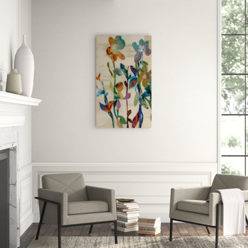 Nectar I Print by Jennifer Hollack, Image Brush Gel, 40" H x 24" W
