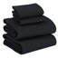 Literie RUVANTI 5 pièces en flanelle 100 % coton, format King séparé, chaude, douce et respirante, à poches profondes, doublement brossée, confortable en toutes saisons, bleu foncé-135290092-135290110