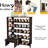 16 Pair Shoe Rack with Bench