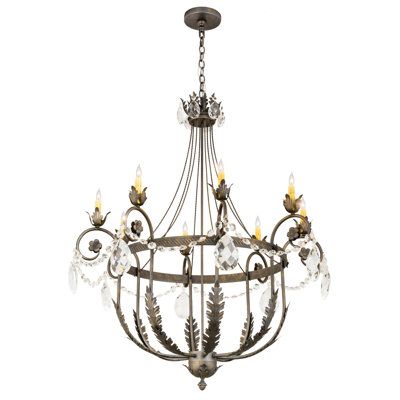 Pine Lake 8 - Light Dimmable Empire Chandelier