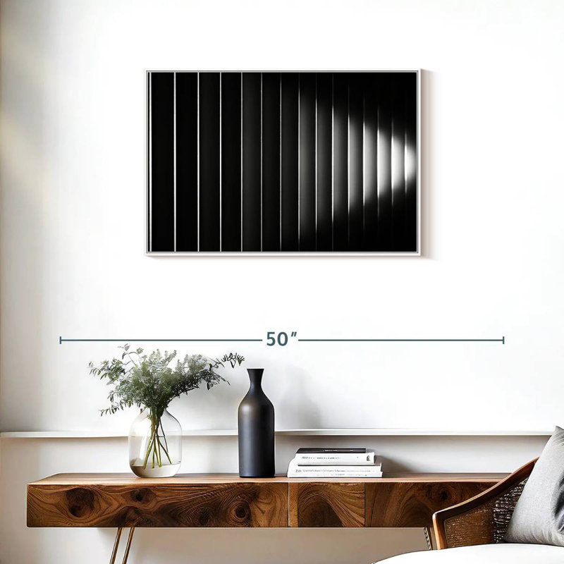 Bublitz Blinds, Floating Frame White, 31" X 21"