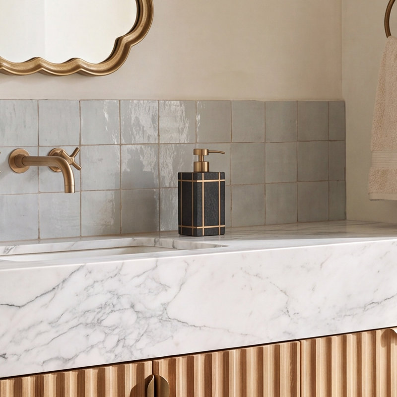 Orbay Marble Soap / Lotion Dispenser