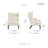 Ferriday 27.5" Flared Arms Chenille Chair-1736313755