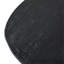Table basse ovale noire 36 po x 24 po x 15 po