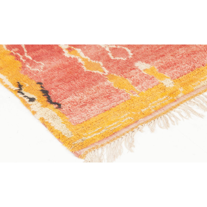 Vintage One-of-a-Kind Rectangle 5'4" X 5'10" Hand Knotted Area Rug