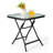 Edelberto Square Glass Outdoor Folding Bistro Table