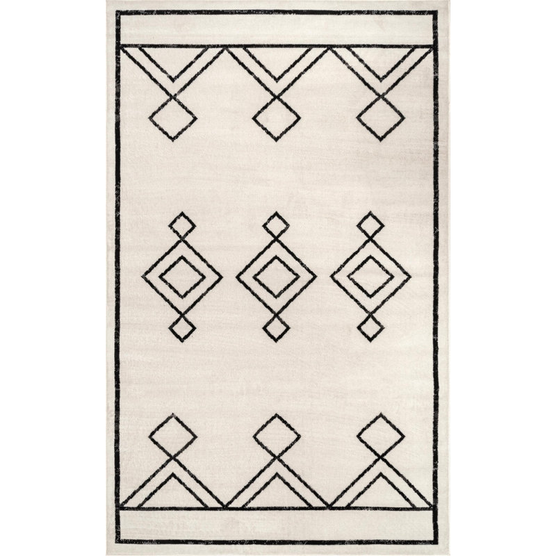 Tapis gris Laurie, Rectangle 6 pi 7 po x 9 pi
