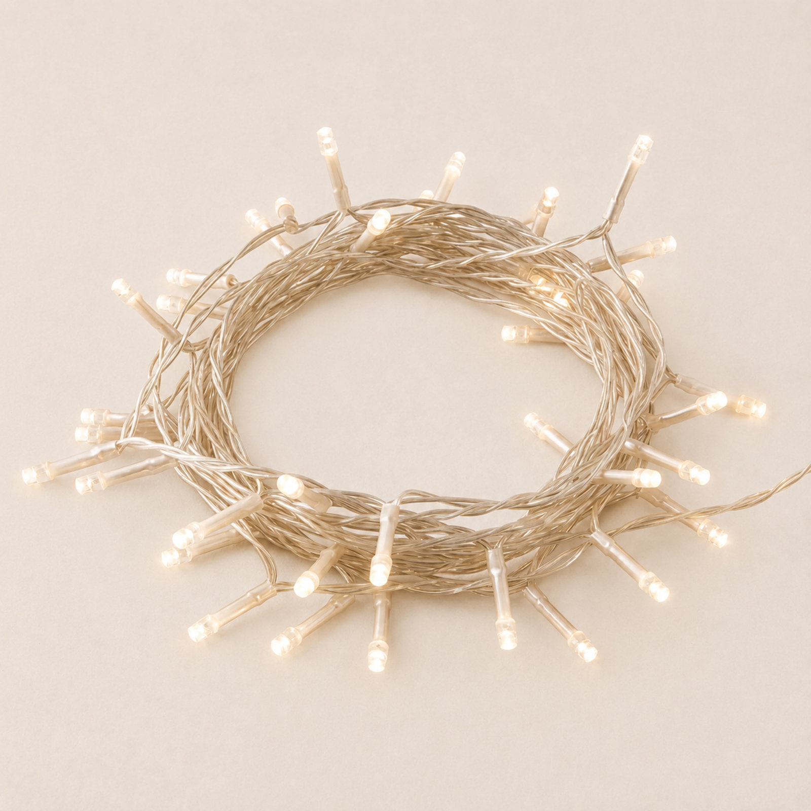 10' LED Twinkle String Lights, Warm White, 30 Lights