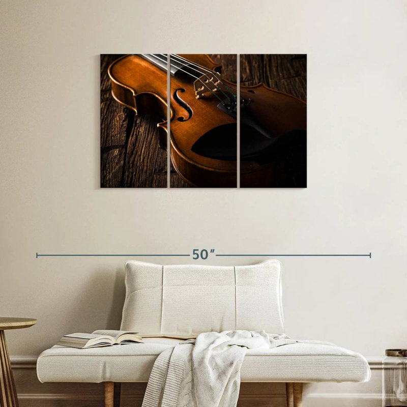 Abarca Violin Woodgrain, 24" H x 38" W