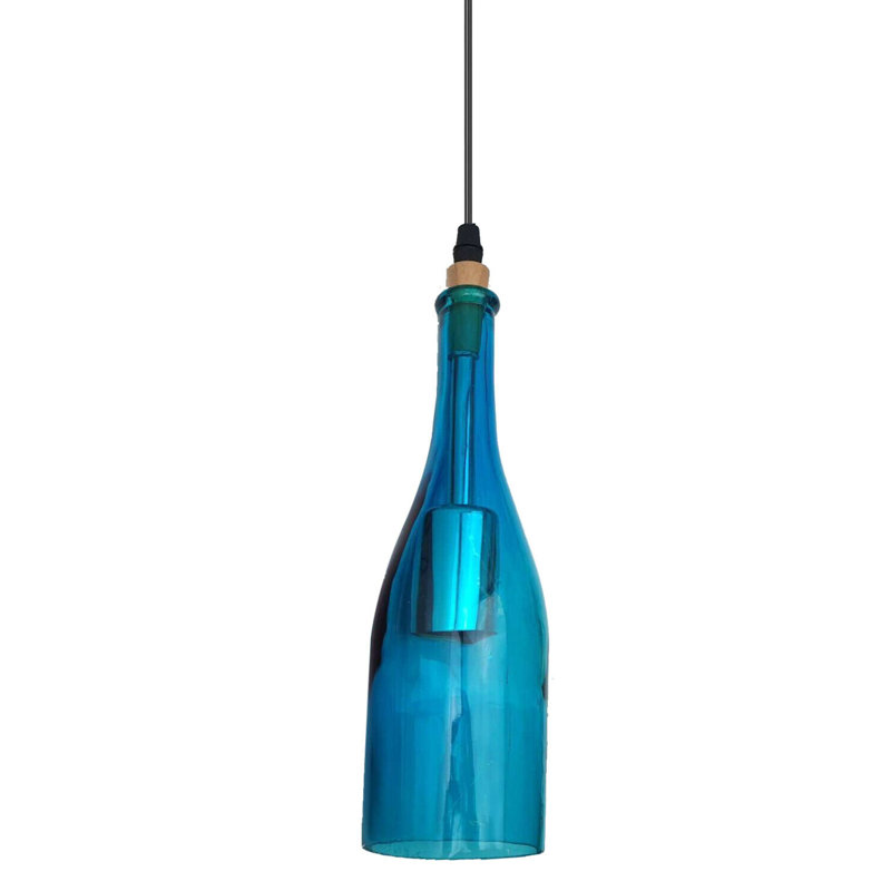North Vassalboro 1 - Light Single Pendant, Blue