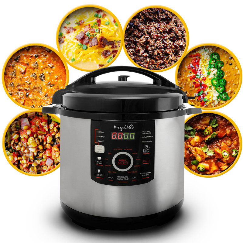 Mega Chef 12 Qt. Digital Pressure Cooker