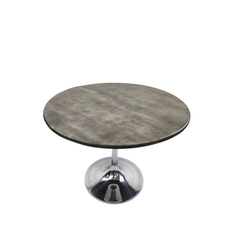Table de salle à manger ronde à piédestal 36 po Modern, H 29,63 po x L 36 po x l 36 po