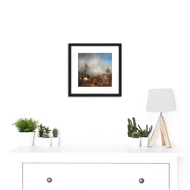 Wouwerman Camp - Single Picture Frame Painting