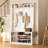 Beitske 43.4" W Hall Tree with Bench and Shoe Storage-967731205