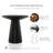 Astromeritis Round Solid Wood Base End Table-1021493190-1035098238