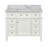 Lakeland 42 " W Freestanding Standard 1 Single Vanity Bathroom Vanity With Carrara Marble Top-1605713653