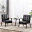 Chaise avec accoudoirs rembourrée Judeth et structure en bois massif (ensemble de 2)-1794009624-1752254513