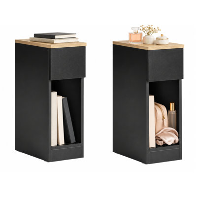 Mikhaela 1 Drawer Bedside Table