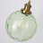 Joulane 1 - Light 8" Wide Modern Rustic Globe Single Pendant Light With Green Glass Shade, Farmhouse Kitchen Lighting with E26 Socket for Kitchen, Living Room, Dining Room-212061470