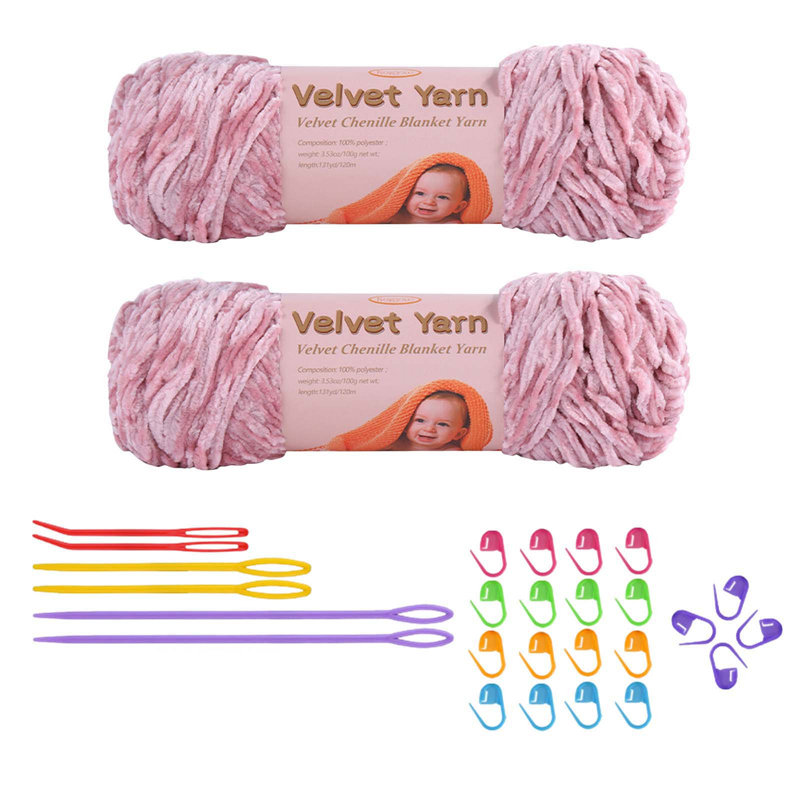 Fil de crochet tissé à la main dans un fil doux et doux