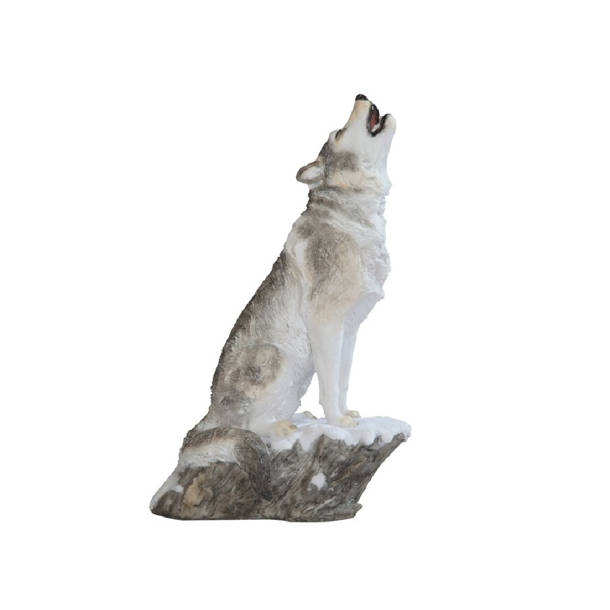 Hi-Line Gift Ltd. Howling Wolf Pup Statue & Reviews - Wayfair Canada