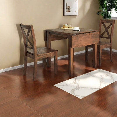 Ensembles de table de salle à manger en bois peu encombrants avec chaises, finition noyer moderne pour les petites cuisines