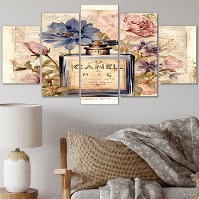 Chandelle - Parfums, reproduction d'art sur toile - 5 panneaux